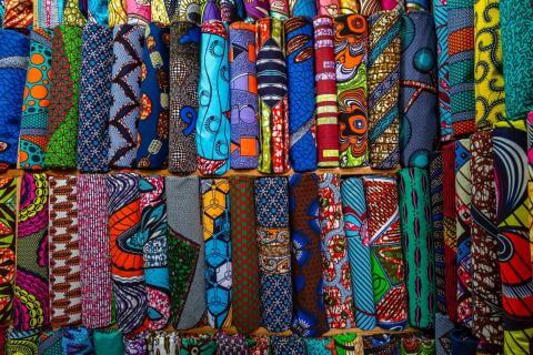 Photo by Eva Blue on Unsplash - African Fabric