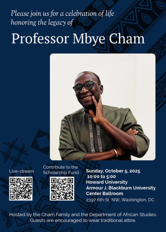 Dr. Cham Memorial Flyer